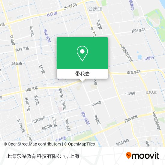 上海东泽教育科技有限公司地图