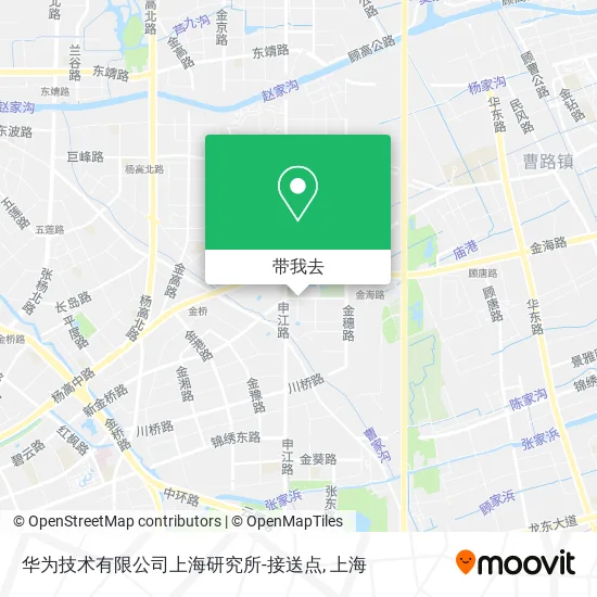 华为技术有限公司上海研究所-接送点地图