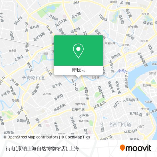 街电(康铂上海自然博物馆店)地图