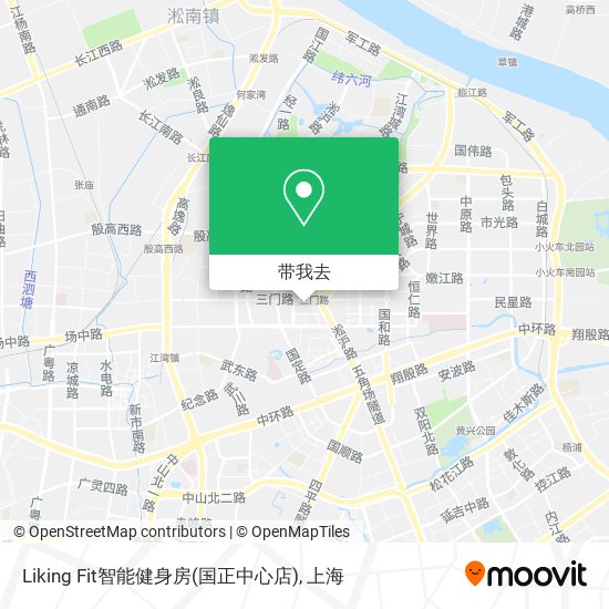 Liking Fit智能健身房(国正中心店)地图