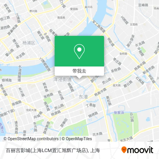 百丽宫影城(上海LCM置汇旭辉广场店)地图