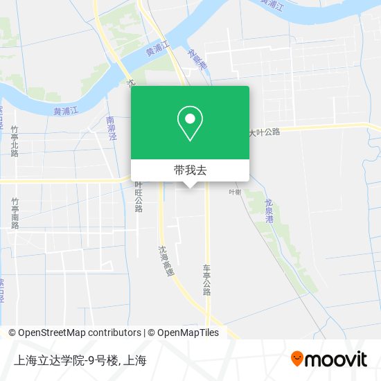 上海立达学院-9号楼地图