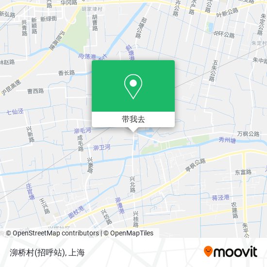 泖桥村(招呼站)地图