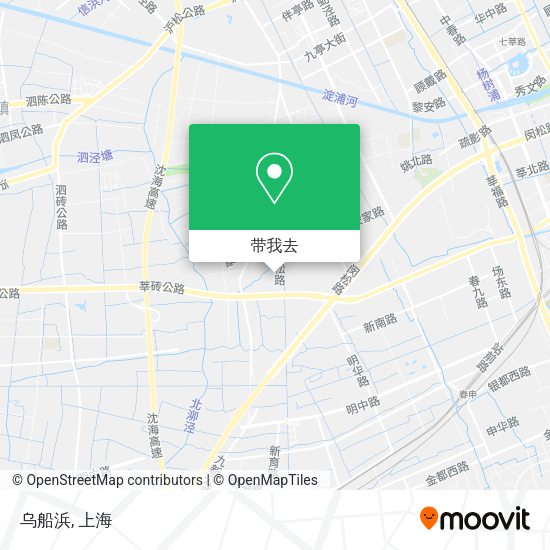 乌船浜地图