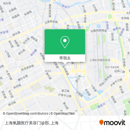 上海氧颜医疗美容门诊部地图