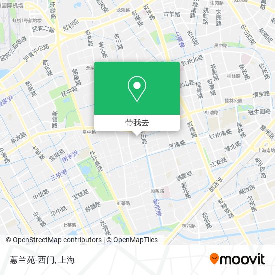 蕙兰苑-西门地图