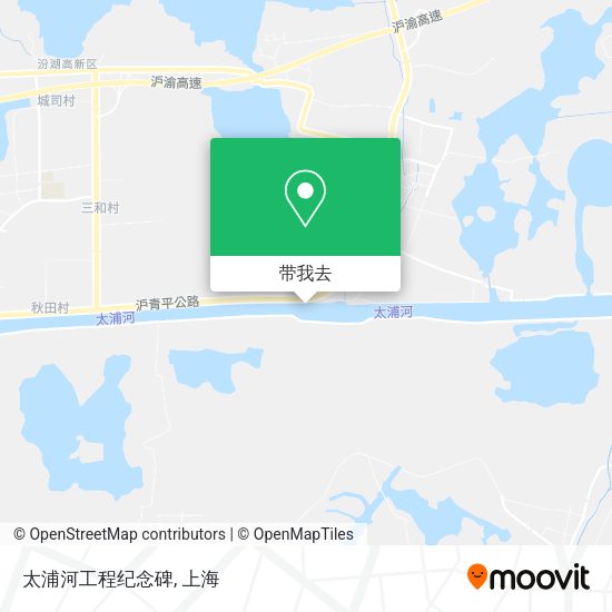 太浦河工程纪念碑地图