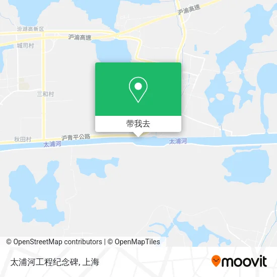 太浦河工程纪念碑地图