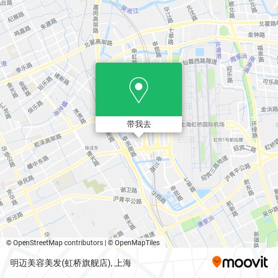 明迈美容美发(虹桥旗舰店)地图