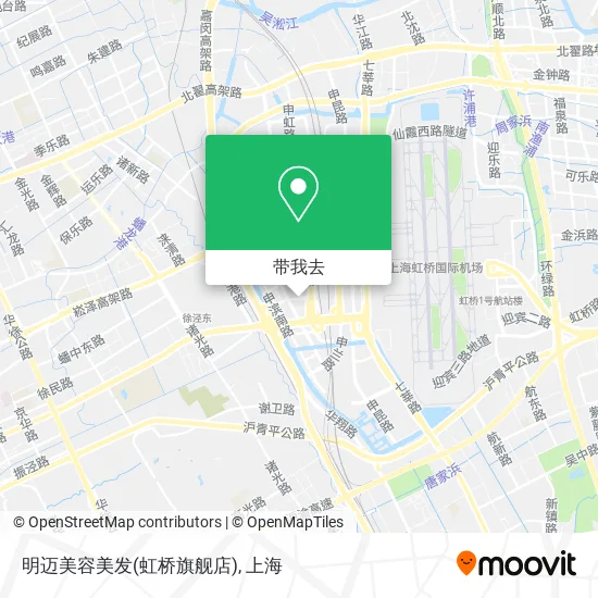 明迈美容美发(虹桥旗舰店)地图