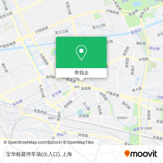 宝华栎庭停车场(出入口)地图
