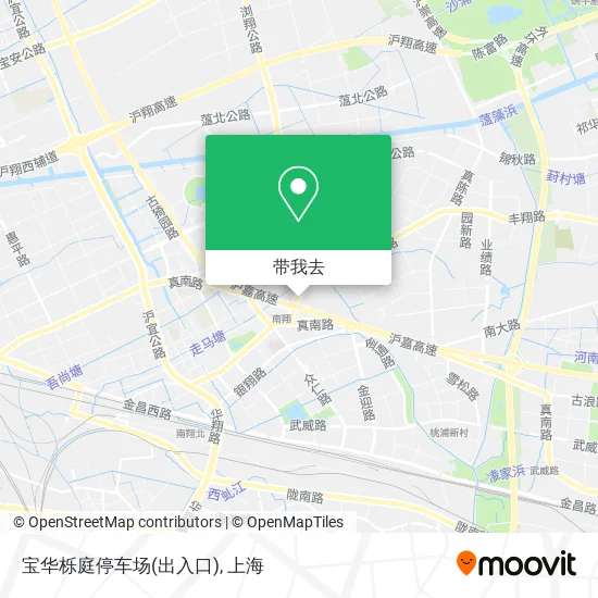 宝华栎庭停车场(出入口)地图