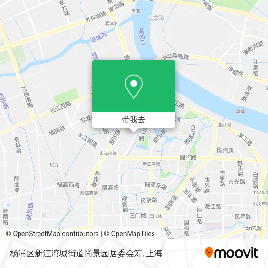 杨浦区新江湾城街道尚景园居委会筹地图