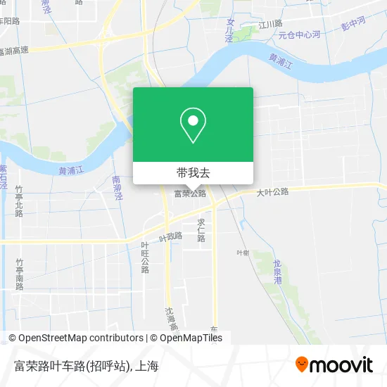 富荣路叶车路(招呼站)地图