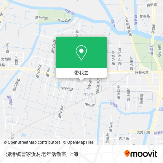 泖港镇曹家浜村老年活动室地图