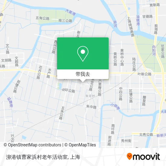 泖港镇曹家浜村老年活动室地图