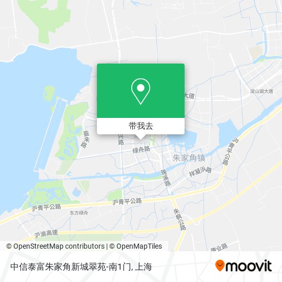 中信泰富朱家角新城翠苑-南1门地图