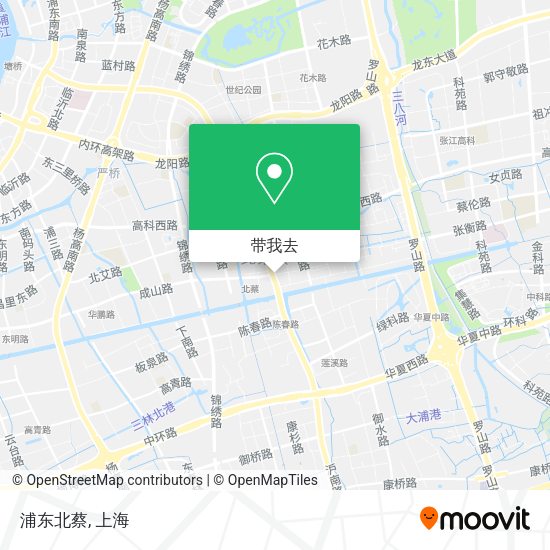 浦东北蔡地图
