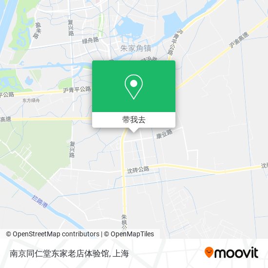 南京同仁堂东家老店体验馆地图