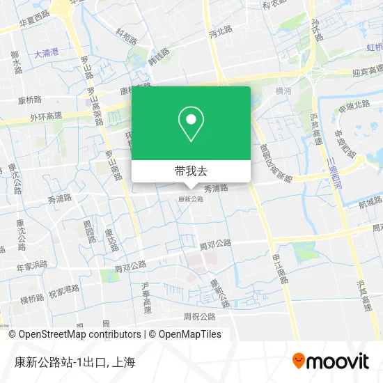 康新公路站-1出口地图