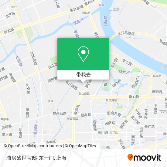 浦房盛世宝邸-东一门地图