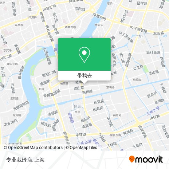 专业裁缝店地图