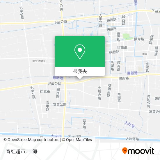 奇红超市地图