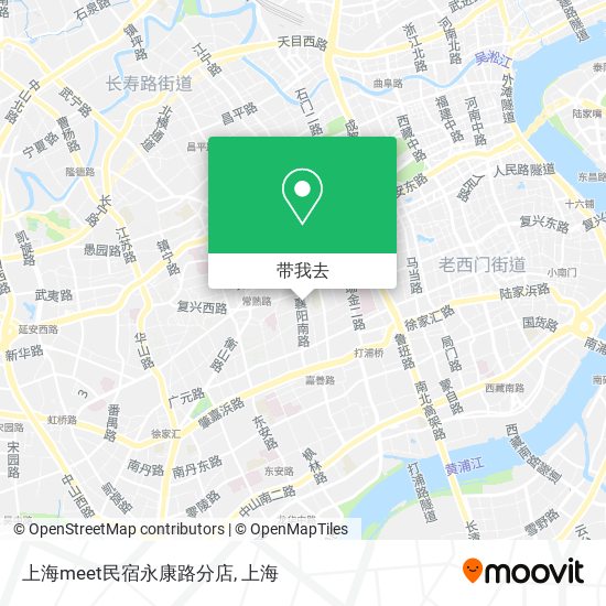 上海meet民宿永康路分店地图