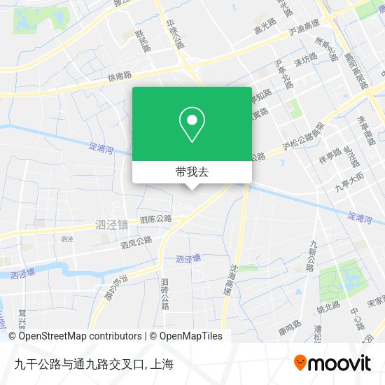 九干公路与通九路交叉口地图