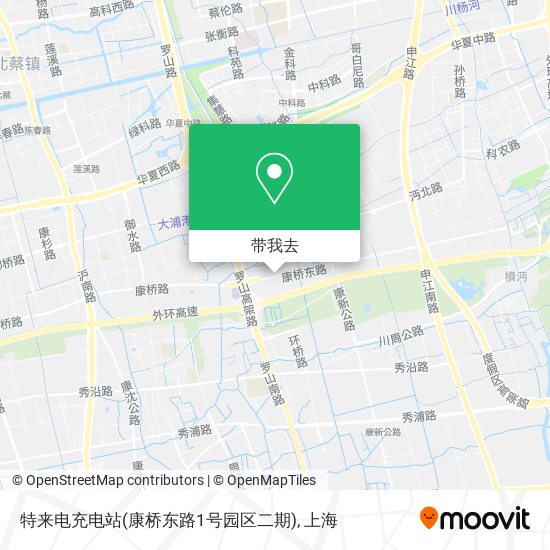 特来电充电站(康桥东路1号园区二期)地图