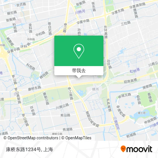 康桥东路1234号地图