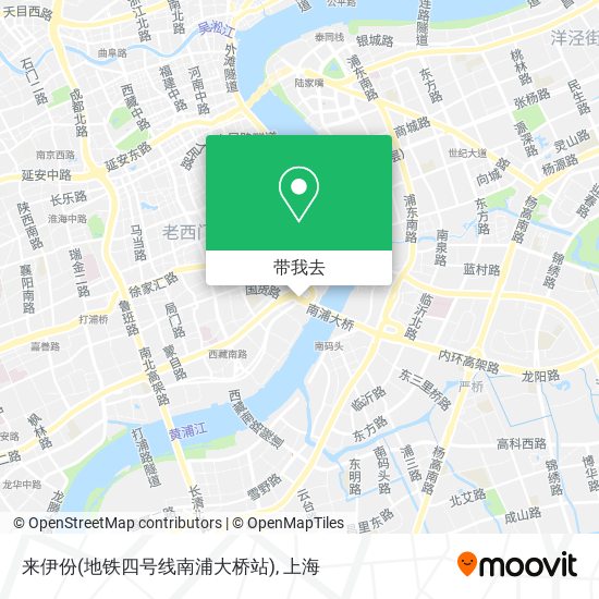 来伊份(地铁四号线南浦大桥站)地图