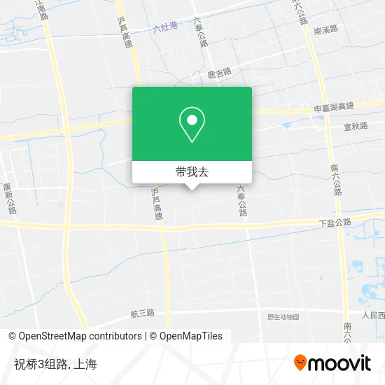 祝桥3组路地图