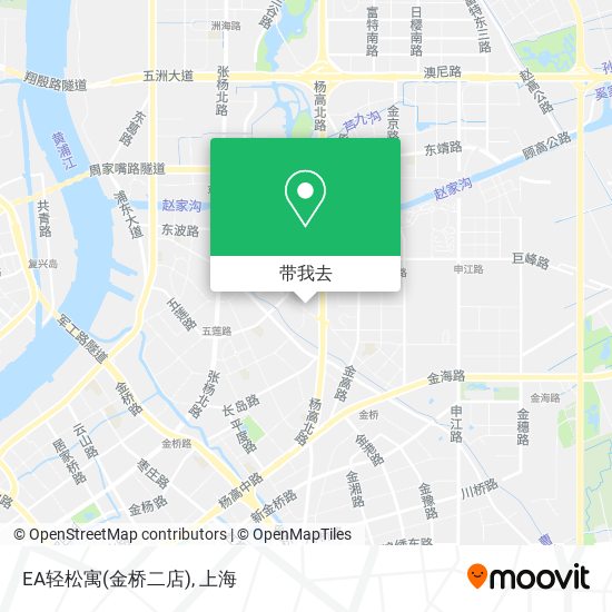 EA轻松寓(金桥二店)地图