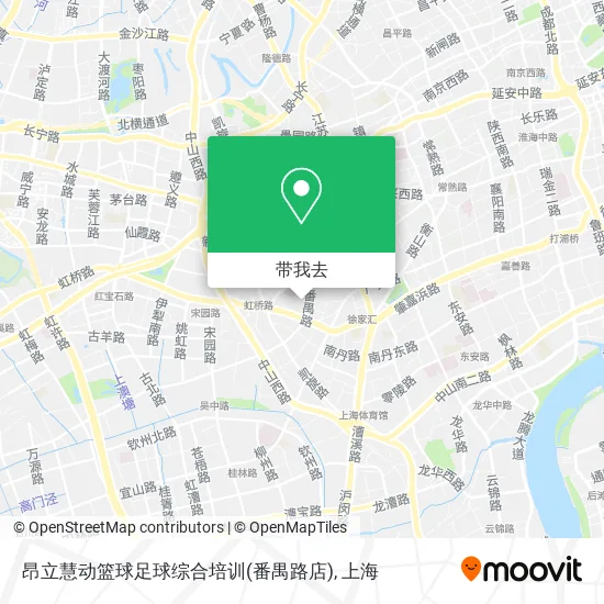 昂立慧动篮球足球综合培训(番禺路店)地图