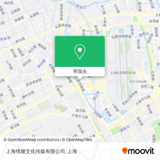 上海维娅文化传媒有限公司地图