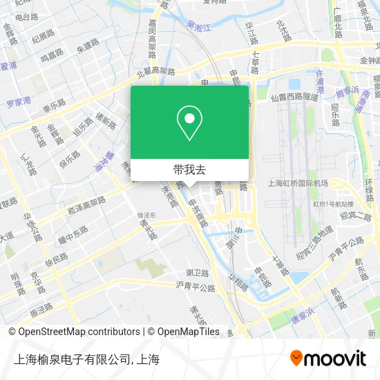 上海榆泉电子有限公司地图