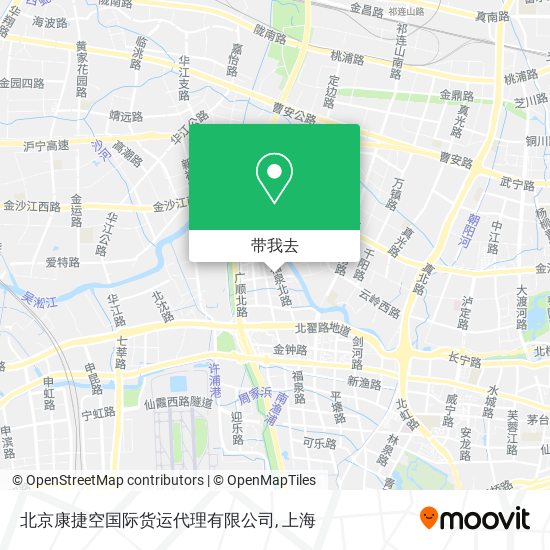 北京康捷空国际货运代理有限公司地图