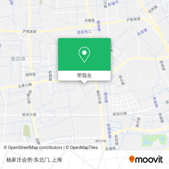 杨家庄会所-东北门地图