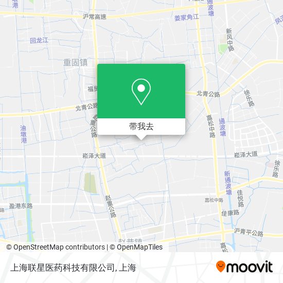 上海联星医药科技有限公司地图