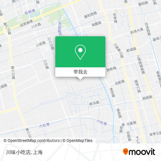 川味小吃店地图