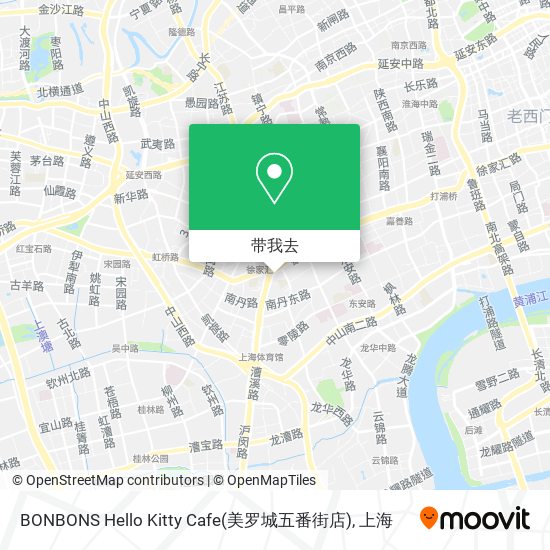 BONBONS Hello Kitty Cafe(美罗城五番街店)地图