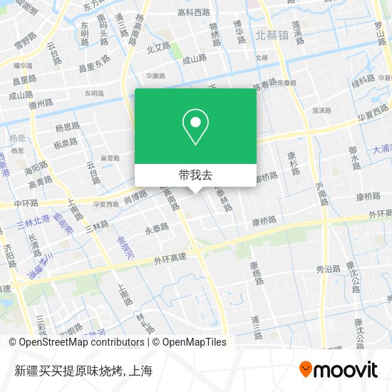 新疆买买提原味烧烤地图