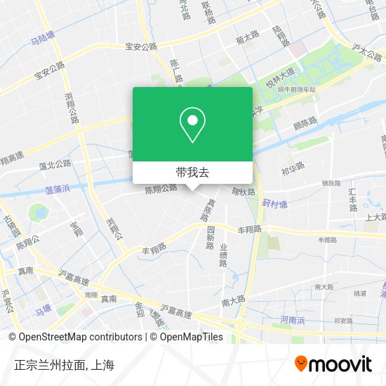 正宗兰州拉面地图