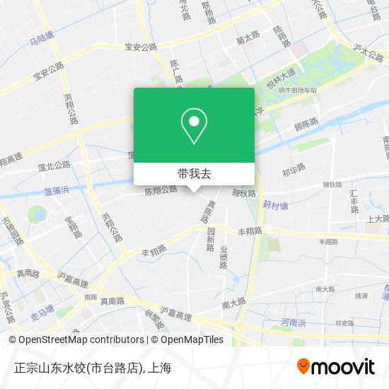 正宗山东水饺(市台路店)地图