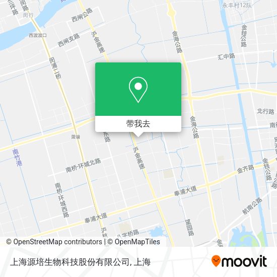 上海源培生物科技股份有限公司地图