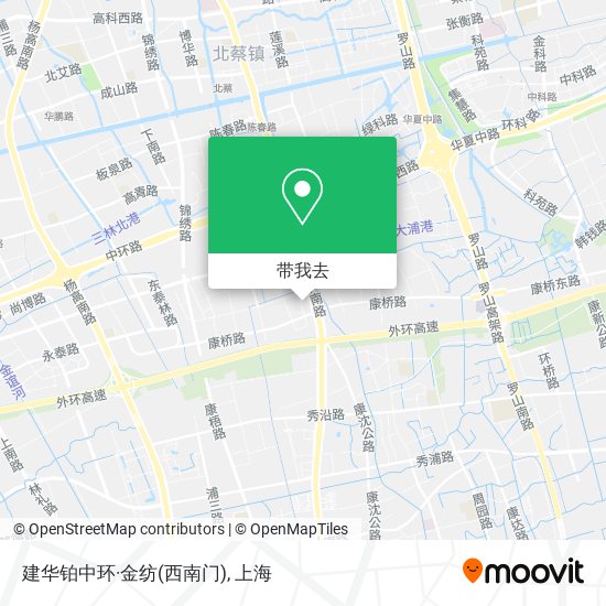 建华铂中环·金纺(西南门)地图