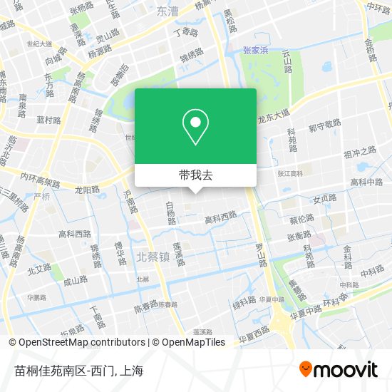 苗桐佳苑南区-西门地图