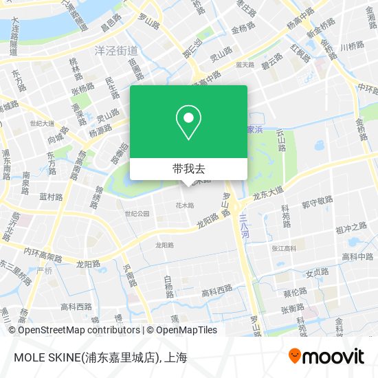 MOLE SKINE(浦东嘉里城店)地图