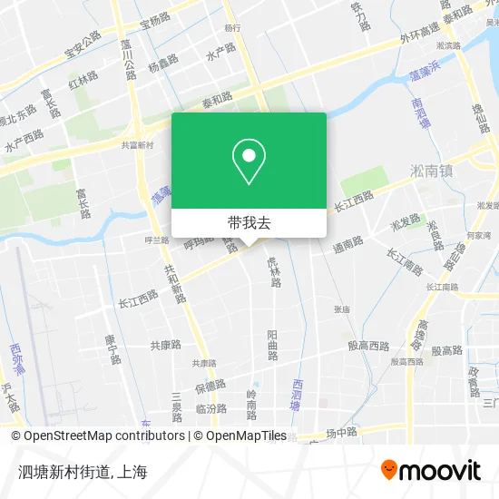泗塘新村街道地图